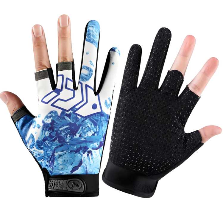 Fleece-lined Hiking Three-finger Gloves